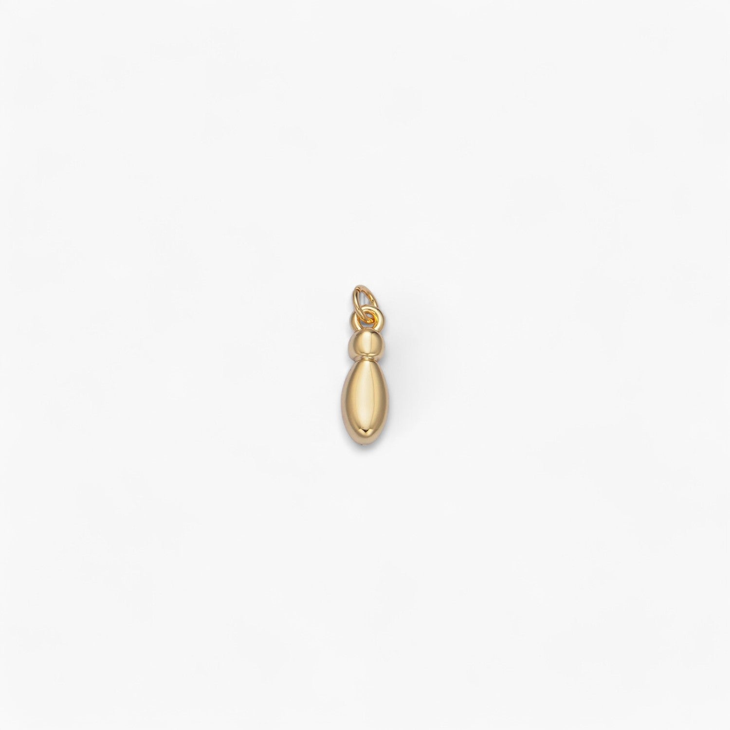 Mini Retro Bubble Letter Charm