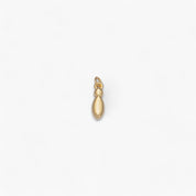 Mini Retro Bubble Letter Charm