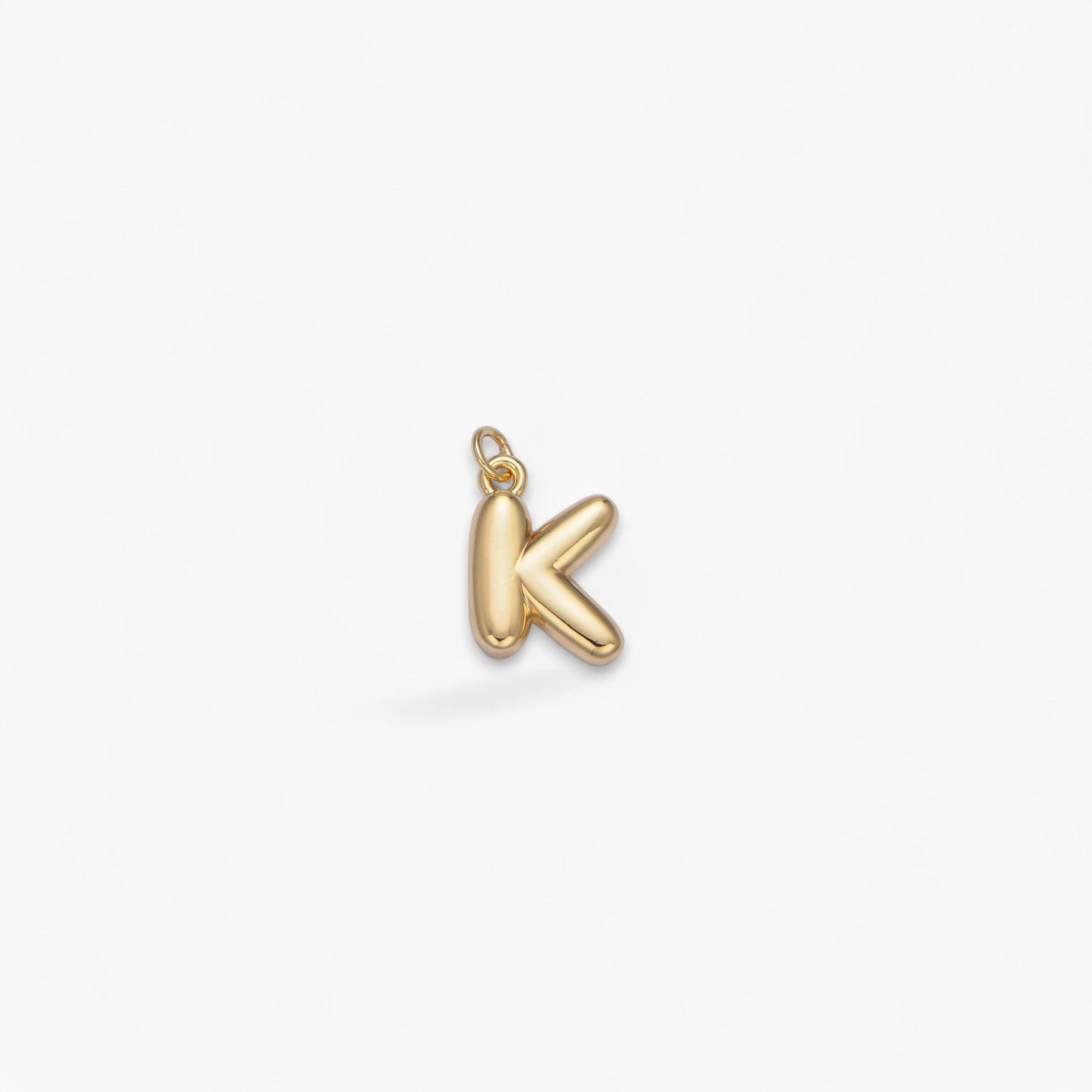 Mini Retro Bubble Letter Charm