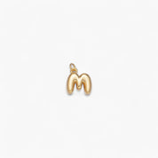 Mini Retro Bubble Letter Charm