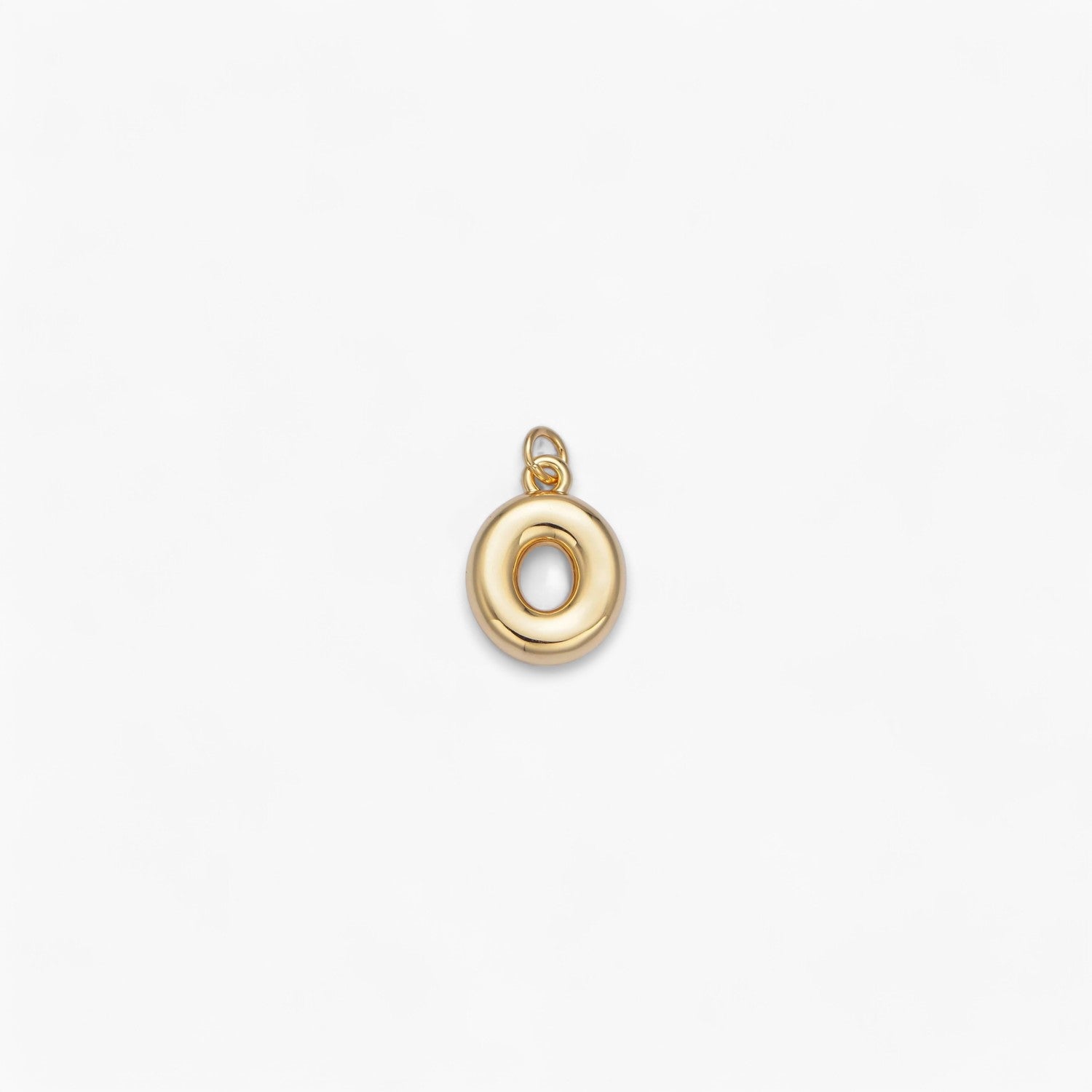 Mini Retro Bubble Letter Charm