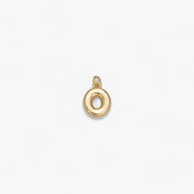 Mini Retro Bubble Letter Charm