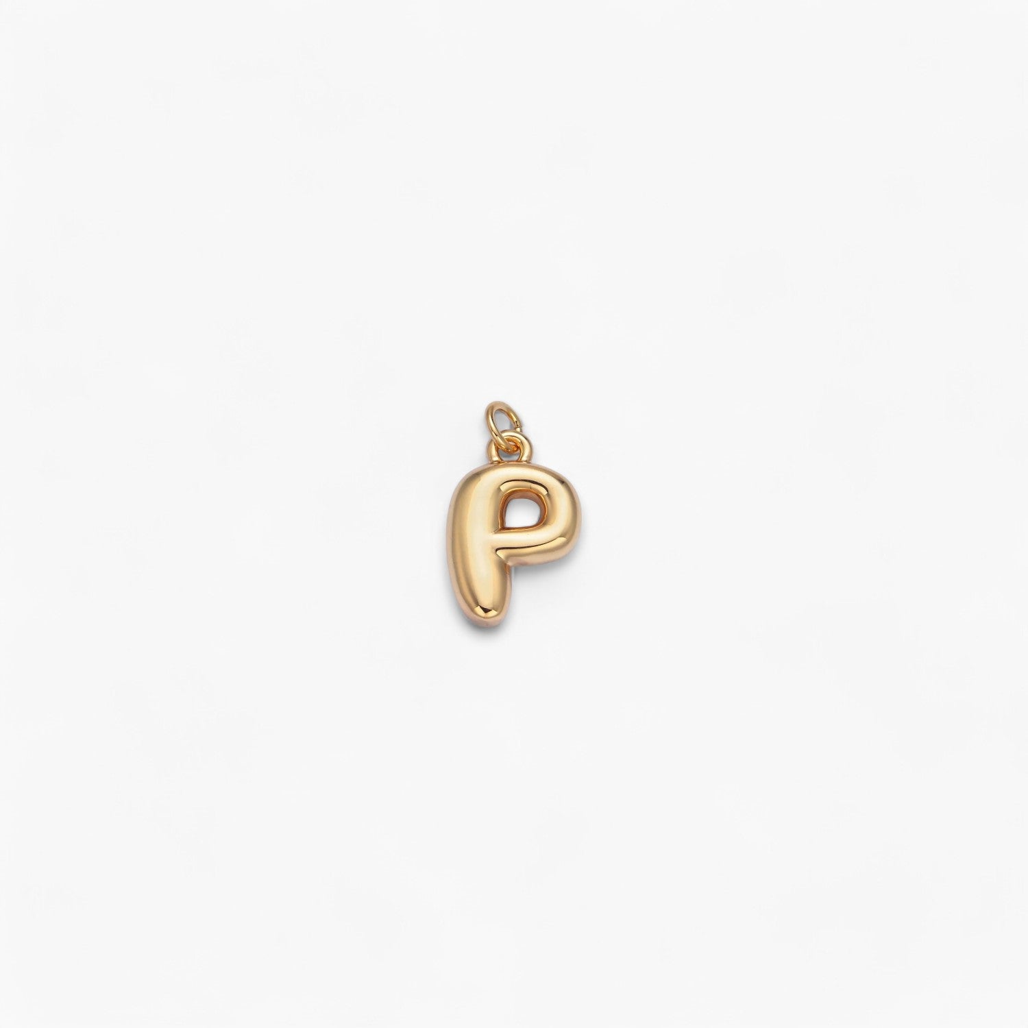 Mini Retro Bubble Letter Charm