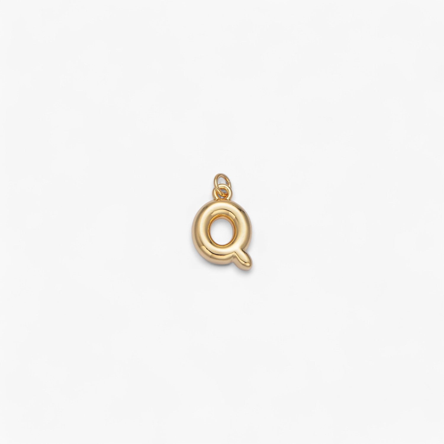 Mini Retro Bubble Letter Charm
