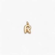 Mini Retro Bubble Letter Charm