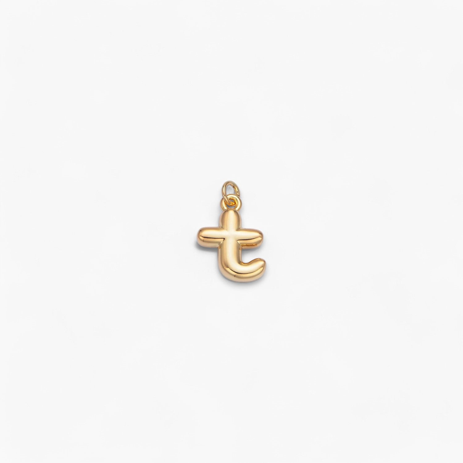 Mini Retro Bubble Letter Charm