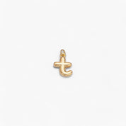 Mini Retro Bubble Letter Charm
