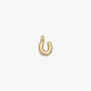 Mini Retro Bubble Letter Charm