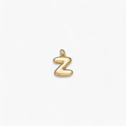 Mini Retro Bubble Letter Charm