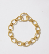 Loop Link Charm Chain Bracelet