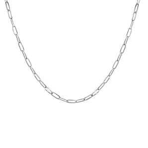 Silver Paperclip Chain