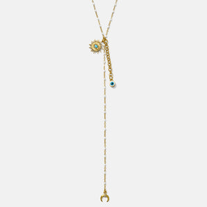 Paros Stargaze Bead Lariat