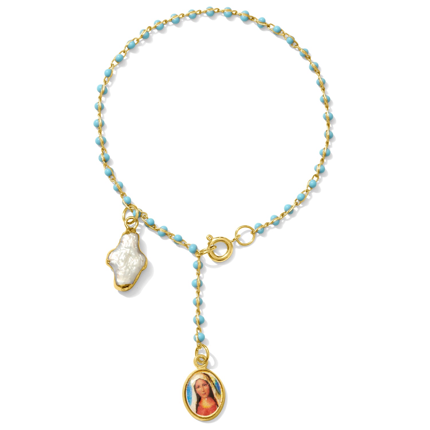 Madonna Di Mare Bead Bracelet