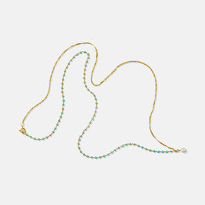 Isla Reversible Turquoise Belly Chain