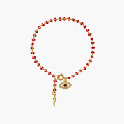 Protection Evil Eye Enamel Bead Bracelet