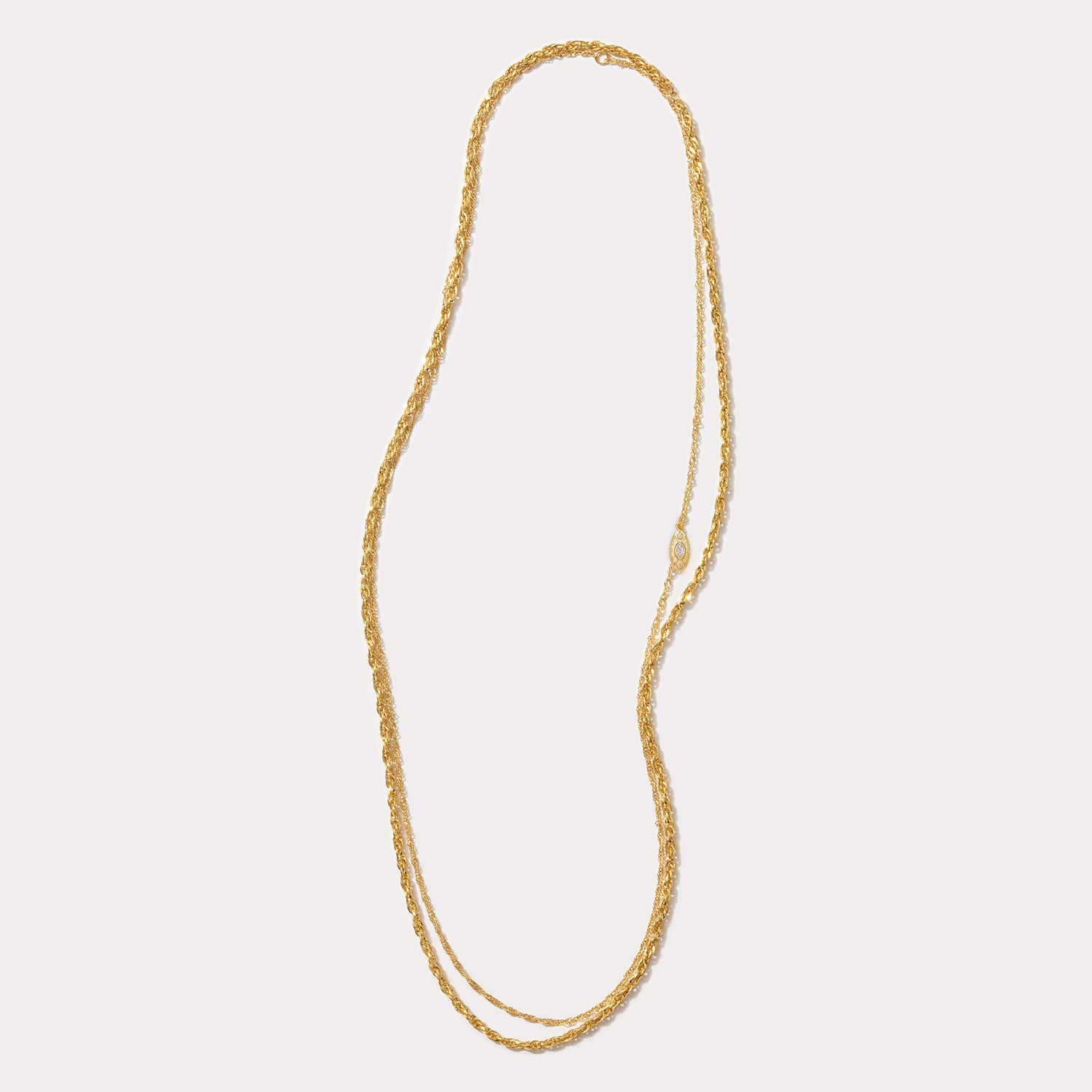 Odette Chain Duo | Long Layered Necklace Set