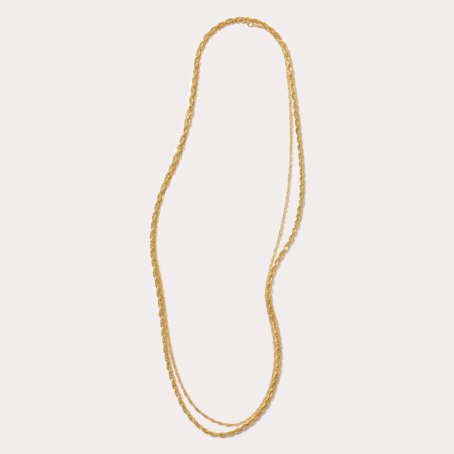Odette Chain Duo | Long Layered Necklace Set