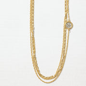 Yiayia Long Triple Chain Necklace