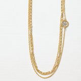 Yiayia Long Triple Chain Necklace
