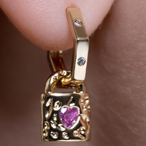 Tula Lock Hoop Charm