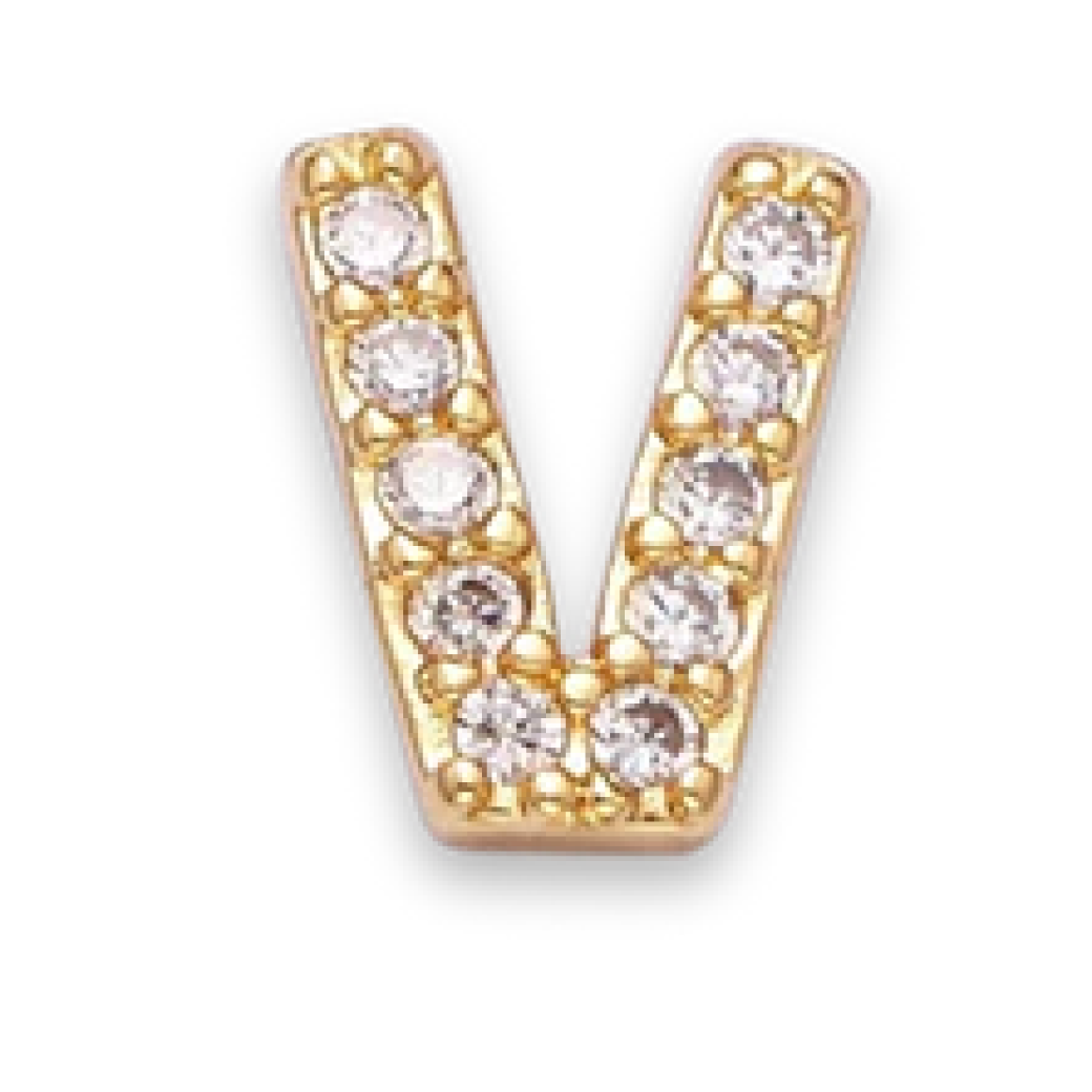 V Pavé Letter