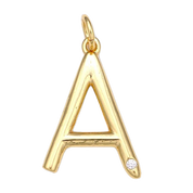 Essential Pave Custom Letter Charm