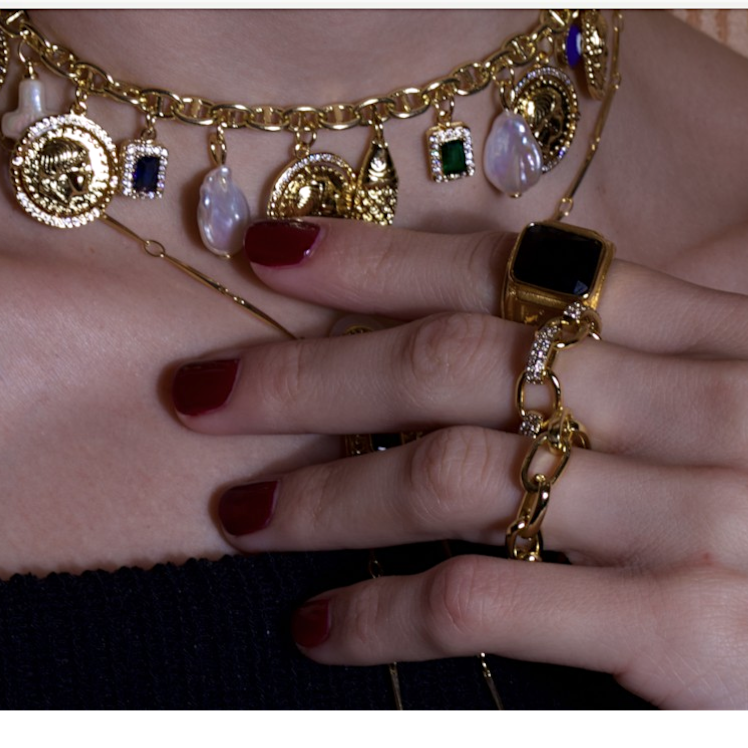 Odyssey Coin Charm Necklace