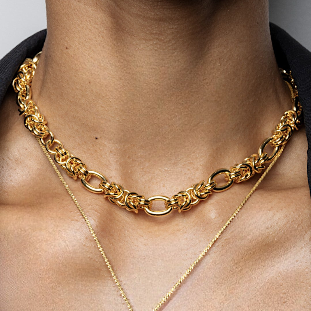 Chunky Byzantine Chain Necklace