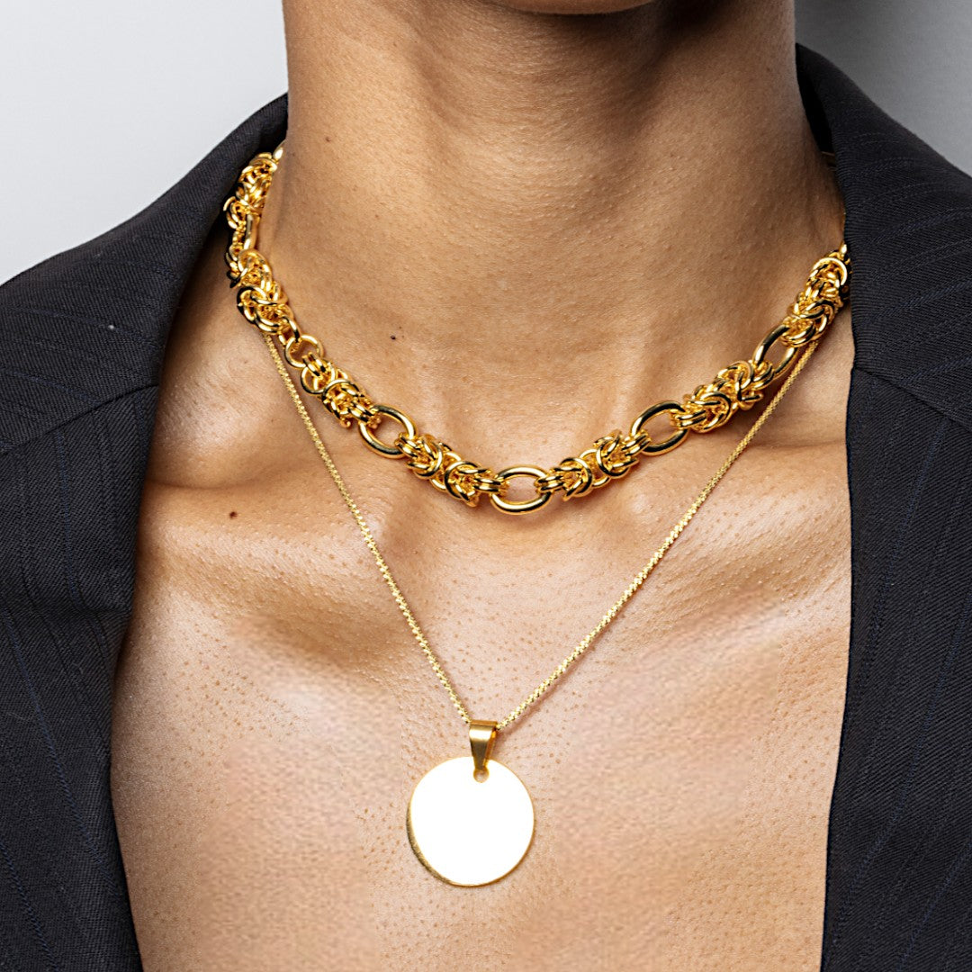 Chunky Byzantine Chain Necklace