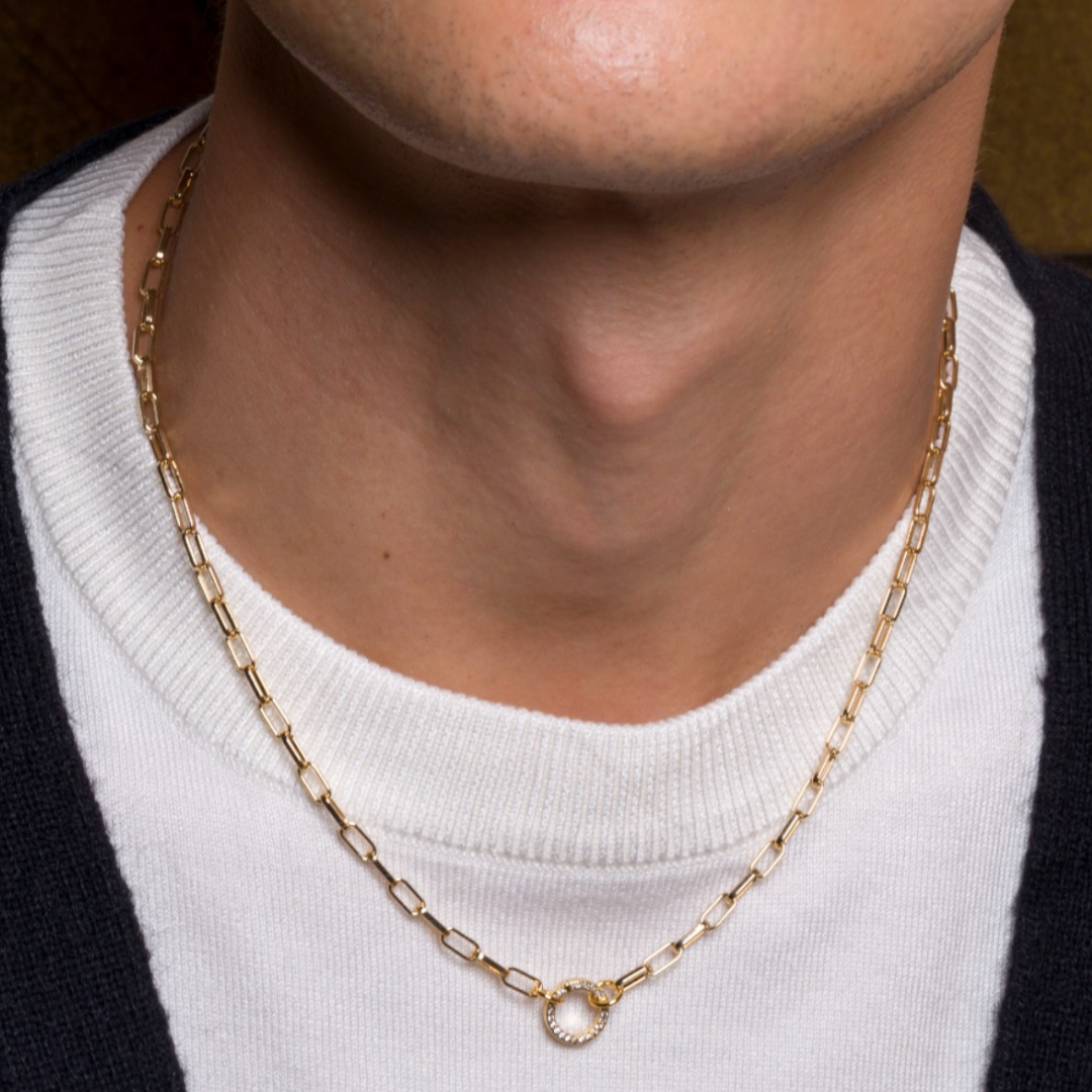 Charm Keeper Pave Chain