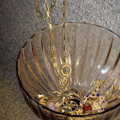 Charm Keeper Pave Chain