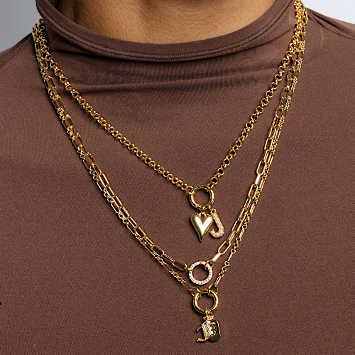 Dainty Tria Charm Chain