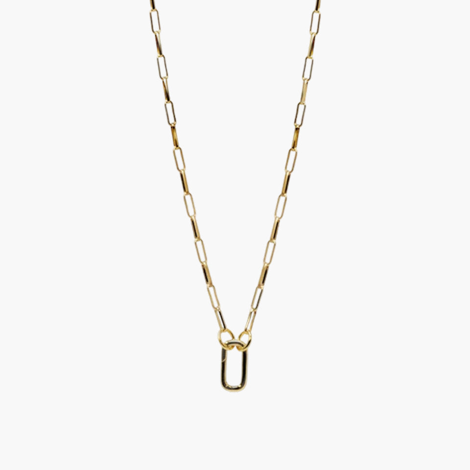 Paper Clip Charm Chain