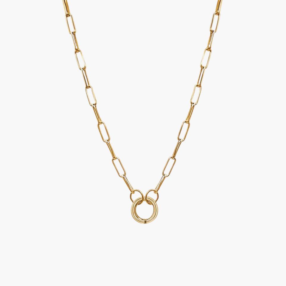 Paperclip Charm Chain