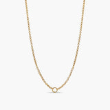 Dainty Rolo Charm Chain