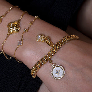 Oracle Guiding Charm Bracelet