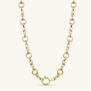 Ella Front Lock Charm Chain