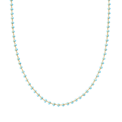 Enamel Ball Strand Necklace