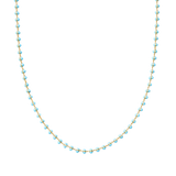 Enamel Ball Strand Necklace