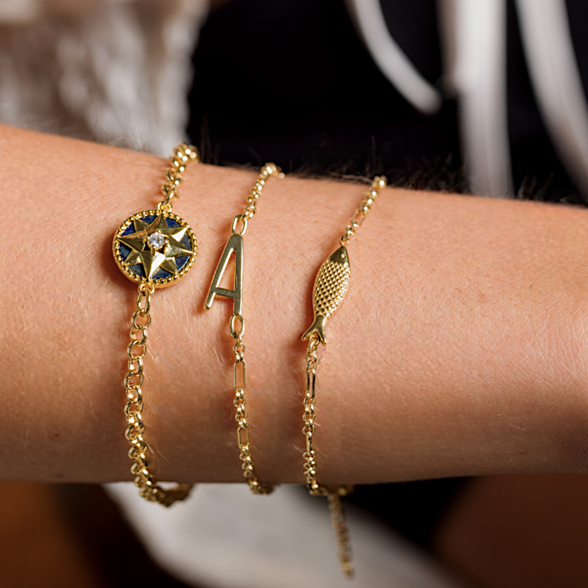 Flow Fish Chain Bracelet