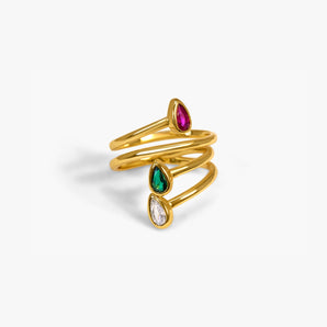 Aphrodite Gemstone Wrap Ring