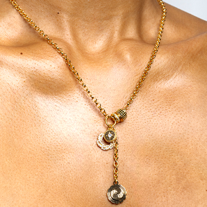 HIGH KEY drop necklace