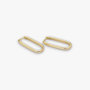 Large Carabiner Hoop Earrings