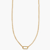 Paperclip Link Rolo Charm Chain