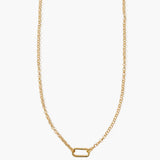Paperclip Link Rolo Charm Chain