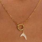 Dainty Paperclip Charm Chain