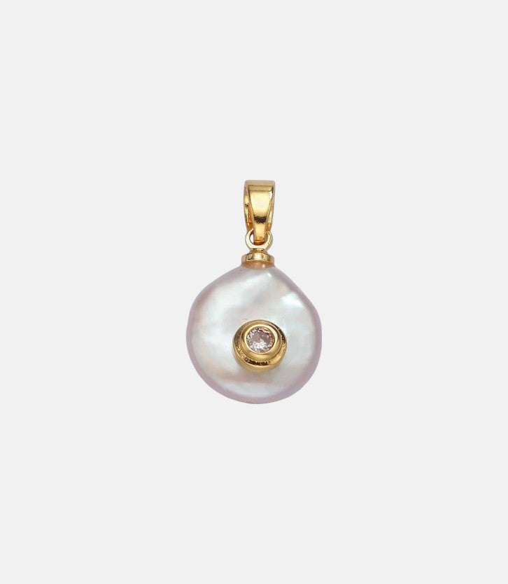 Pearl Birthstone Charm