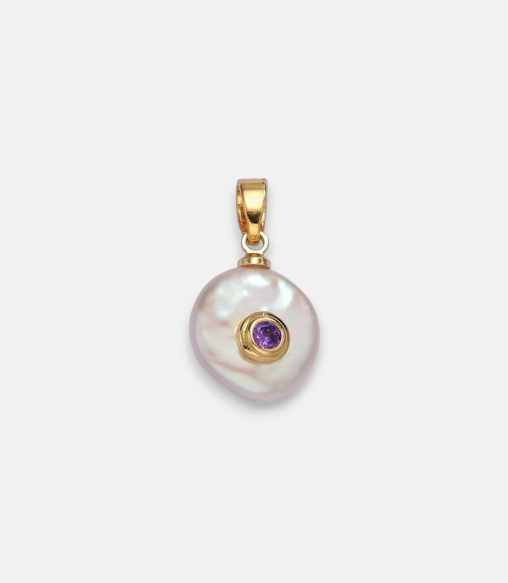 Pearl Birthstone Charm