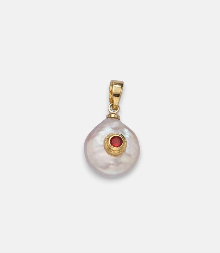Pearl Birthstone Charm