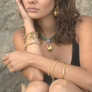 Petra Sculptural Band Bracelet
